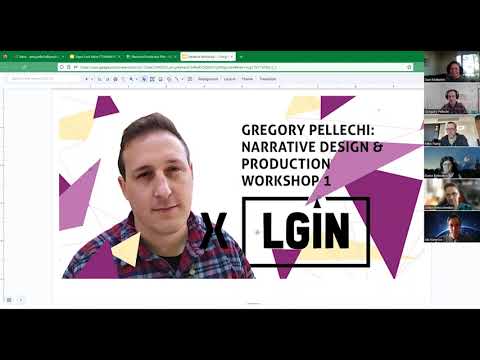 Greg Pellechi: Narrative Design & Production Workshop 1 - YouTube