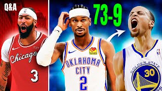 ¿OKC SUPERARÁ EL 73-9? ¿PRÓXIMO EQUIPO DE ANTHONY DAVIS? ¿NICO HARRISON Y CURRY?