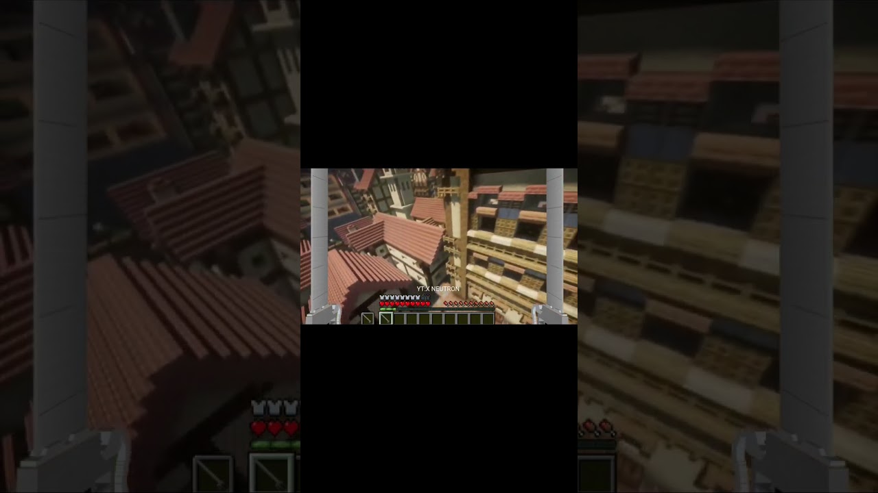 POV: ODM Gear in Minecraft #shorts #short #aot #attackontitan #odm #pov