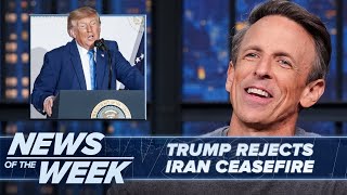 Seth Meyers' Late Night Roundup: Iran Ceasefire Talks and Campaign Finance in Focus