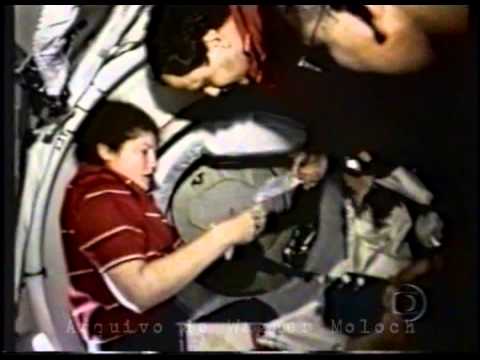 Choque de Galáxias e primeira mulher a morar na estação ISS