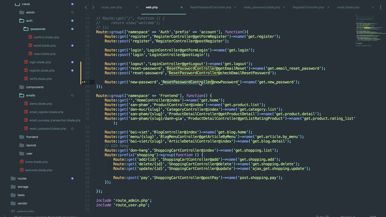 [Seri] - Website đồng hồ - Xử lý và lưu chuỗi token, Gửi email link lấy mật khẩu Phân 3