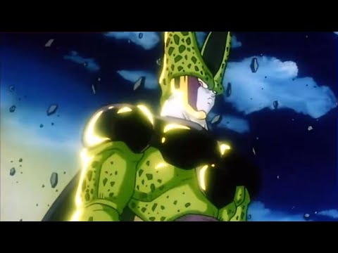 Dragon Ball Z-Goku and Cell Stare Off