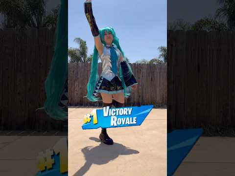 Miku Miku UeeeUuu 💙 #hatsunemiku #fortnite #miku