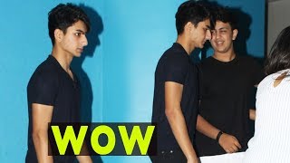 Saif Ali Khan’s Dapper Son Ibrahim Khan Snapped At Arbaaz Khan’s Birthday Bash