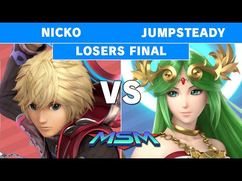 MSM 202- Nicko (Shulk) Vs Jumpsteady (Palutena) Losers Finals - Smash Ultimate