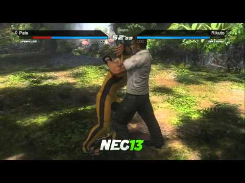 NEC 13 - DOA5 Singles - Pool B - W. Semis (Pals vs Rikuto)