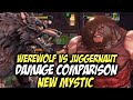 Werewolf By Night Vs Juggernaut Damage Comparison | Solid New Mystic | Marvel Contest Of Champions