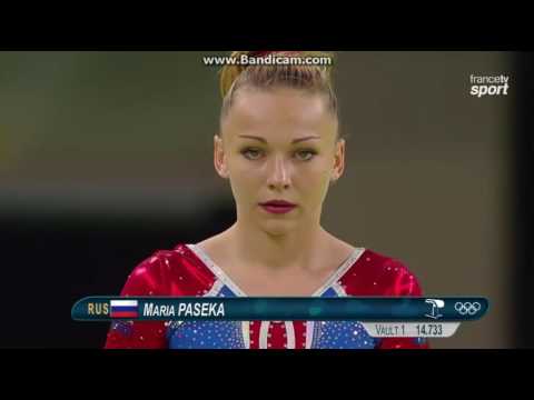 Maria Paseka RUS Qual VT Olympics Rio 2016