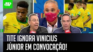 “O Tite não convocou o Vinicius Júnior, mas chamou o…”: Convocação da seleção gera debate