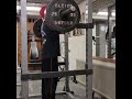 Easy front squats with no belt, 120kg 10 reps 5 sets