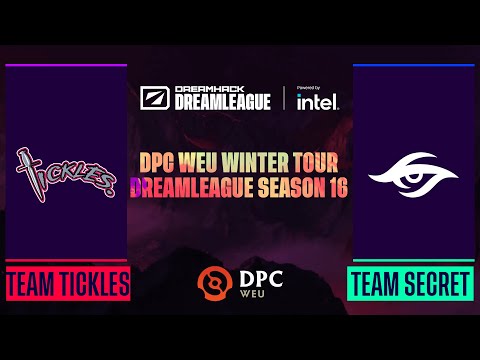 Dota2 - Team Secret vs. Team Tickles - Game 2 - DPC WEU Winter Tour - DreamLeague Season 16