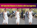 Kriti Sanon Revives OG Fringes Fashion With Her Sleeveless White Knee Length Dress