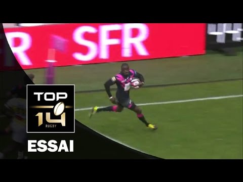 TOP 14 - Stade Français - La Rochelle : 33-20 Essai 2 Djibril CAMARA (PAR) J13 - Saison 2015/2016
