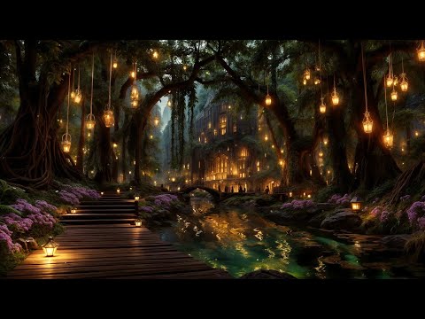 Fairy Lights & Forest Magic 🔮🌿 | Calm Night Vibes from a Woodland Sanctuary