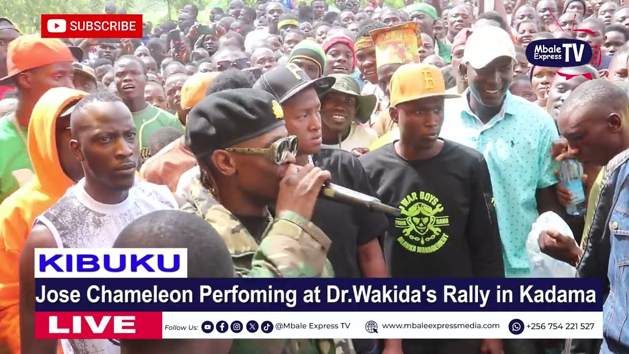 Dr. Jose Chameleon performing live in Kibuku 