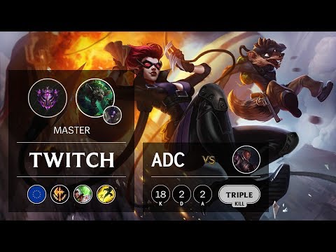 Twitch ADC vs Lucian - EUW Master Patch 9.9