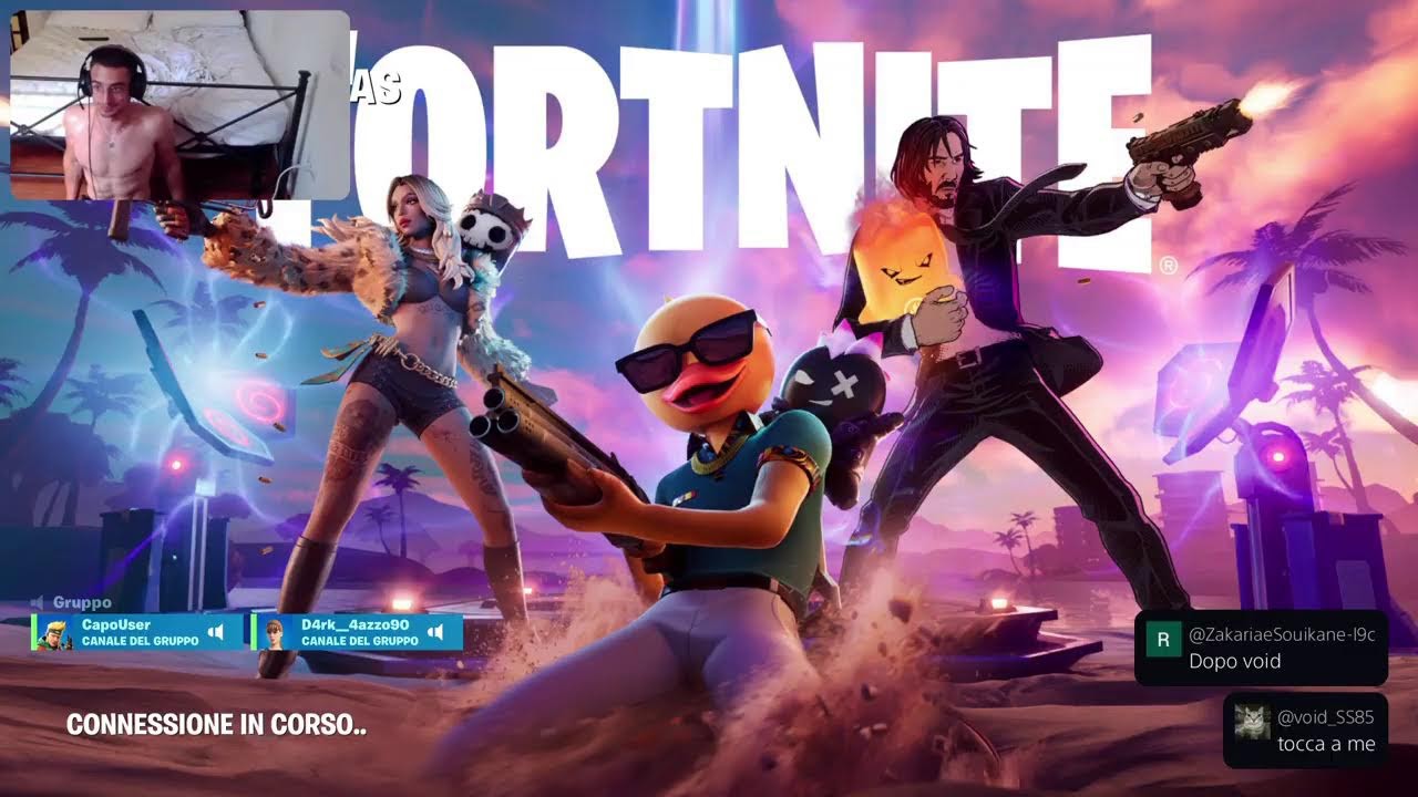 LIVE FORTNITE 1V1 E FINITA