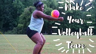 How To Make Your High School / Middle School Volleyball Team! - Tips + Tricks!