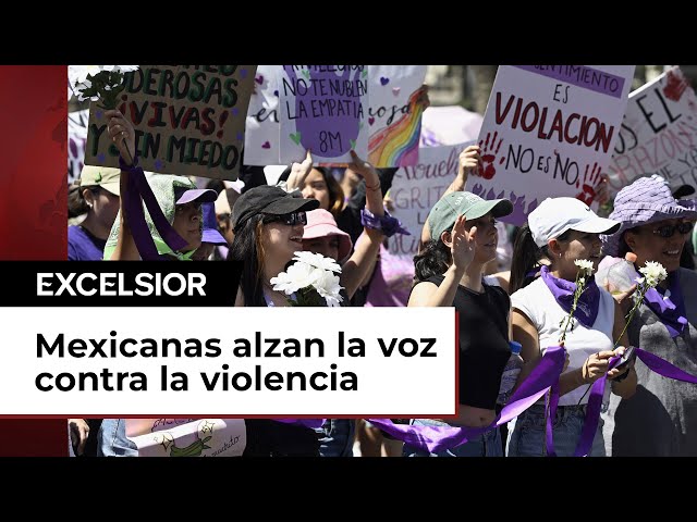 Mujeres toman las calles para exigir un alto a la violencia hacia ellas ...