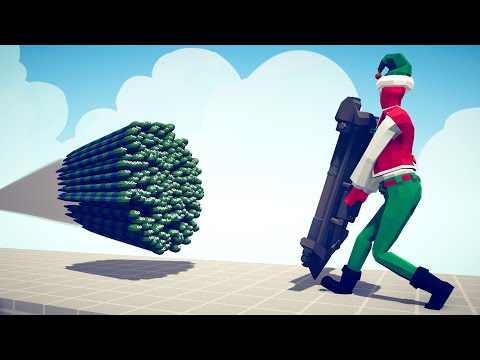 PRESENT ELF MIRROR SHIELD vs EVERY GOD - Totally Accurate Battle Simulator TABS