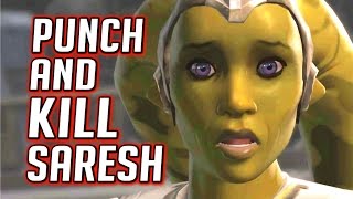 SWTOR KOTET ► Saresh Dies, after being Punched - Chapter 2 Dark Side Ending