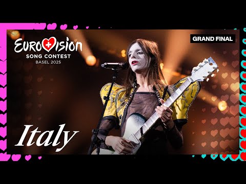 Lucio Corsi - Volevo Essere Un Duro (LIVE) | Italy 🇮🇹 | Grand Final | Eurovision 2025