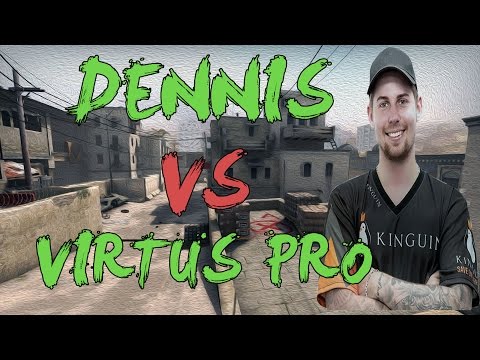 CSGO: POV Kinguin dennis vs Virtus Pro (24/17) dust2 @ FACEIT League 2015 Stage 2 Finals