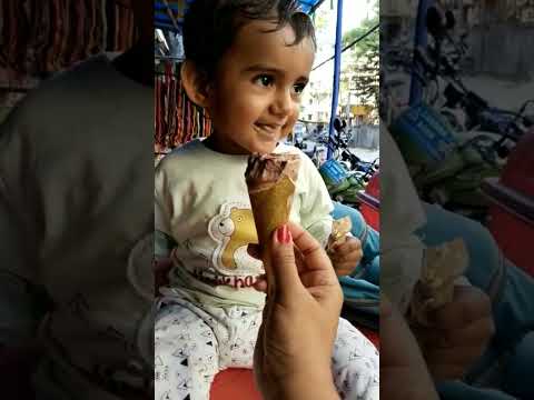 namish is eating ice-cream #cutebaby #beautifulbaby #bachpan #cute #funnybaby #namish #vedika