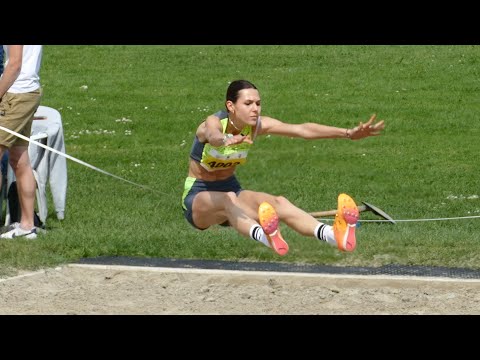Angelina Topić (SRB) Long Jump 1st Place 654 cm Athletic Meeting Zagreb 2023