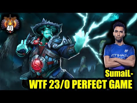 🔥 WTF 23/0 - Perfect Game - SumaiL - Storm Spirit - Dota 2 Pro Game Highlights