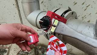 Khóa LOTO van bướm đóng ngắt tay gạt PROLOCKEY BVL41
