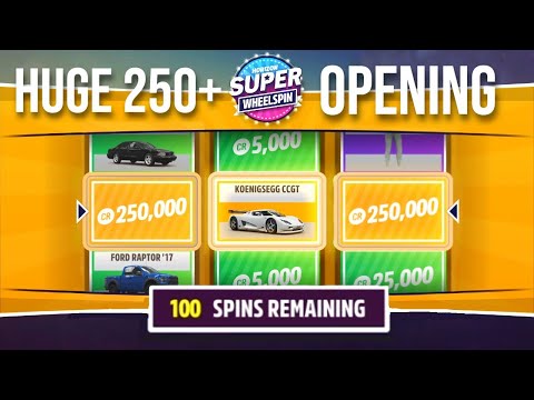 MASSIVE 250+ Super Wheelspin Opening In Forza Horizon 5!