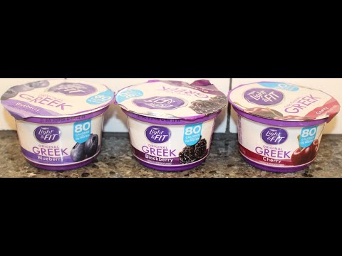 Dannon Light & Fit Greek Yogurt: Blueberry, Blackberry & Cherry Review