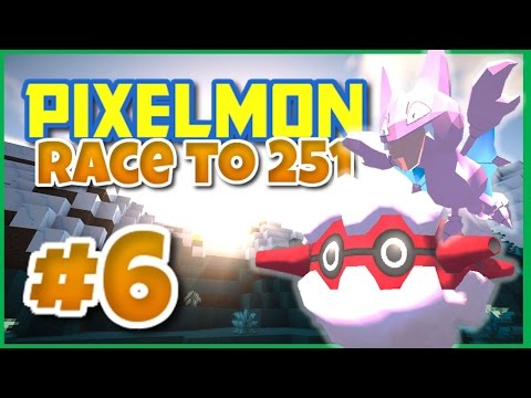 Minecraft Pixelmon RACE TO 251 ★ (Pixelmon 4.0.6) Episode 6 ★ NEW BIOMES!!!