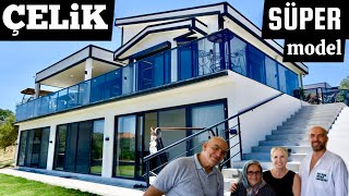 GÖSTERİŞLİ Prefabrik Çelik Ev Turu | 2025 Full Donanımlı Fiyat Analizi (27 Temmuz Güncel)