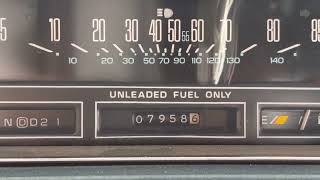 1988 Oldsmobile Cutlass Supreme Classic Brougham Engine Bay & Interior