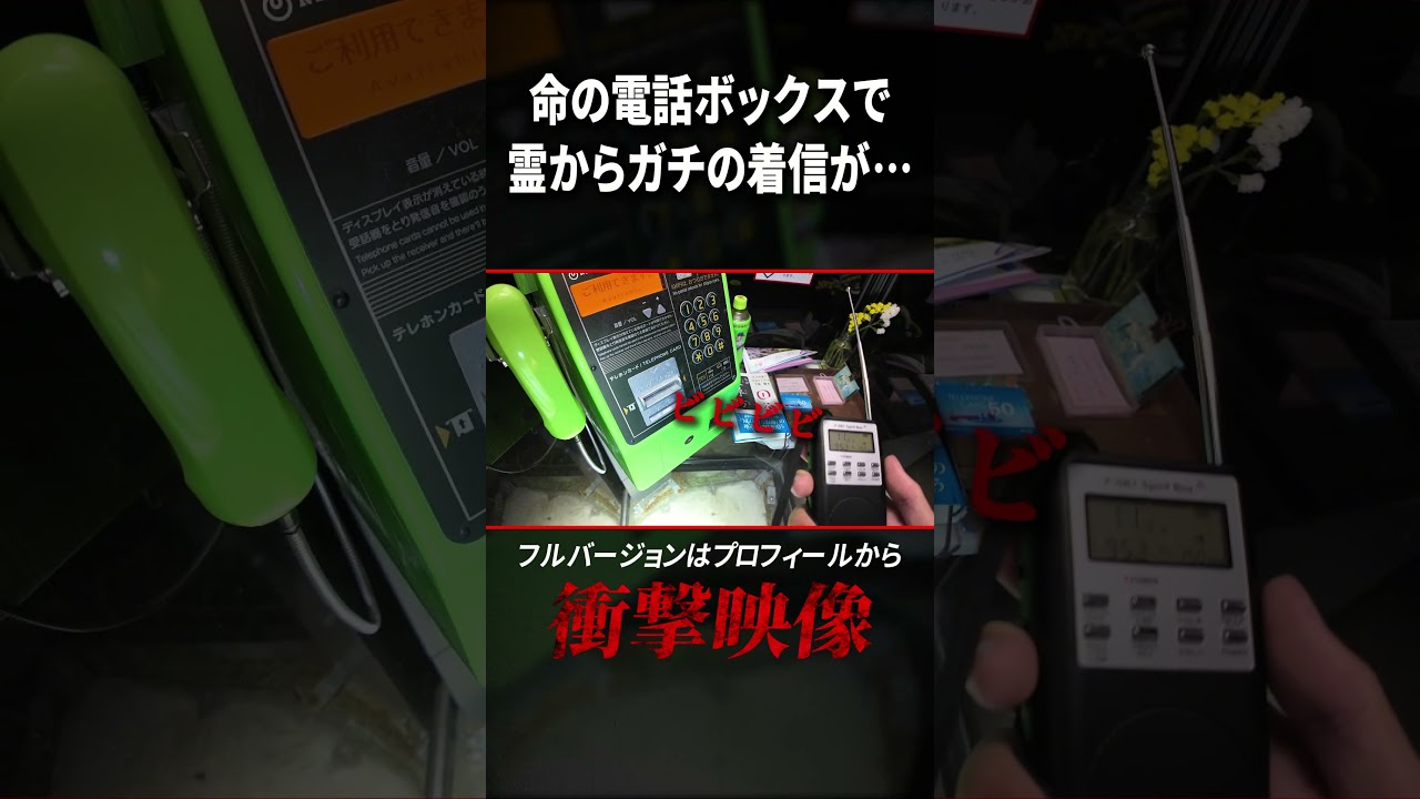 自○防止の電話ボックスで霊からガチの着信が... #心霊 #心霊スポット #怖い話 #恐怖 #人怖 #衝撃の事実