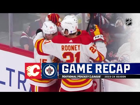 Flames @ Jets 9/27 | NHL Highlights 2023