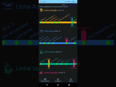 MetroWidget - Lisbon