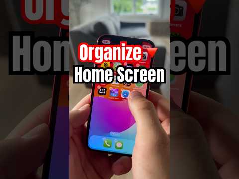 How to Organize iPhone Home Screen!