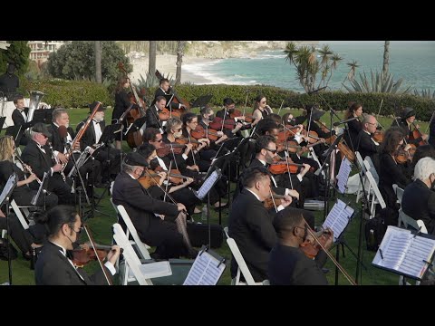 Boi Kalah sung by Ohad Moskowitz with the Simcha Orchestra 57-piece Symphony Orchestra by the ocean