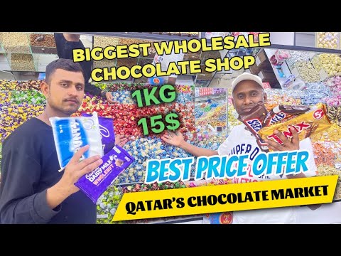 CHOCOLATE MARKET IN QATAR | wholesale price market | plaza mall | jenishliz vlogs
