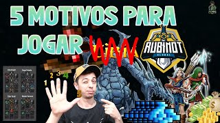 Vou te dar 5 motivos para jogar RUBINOT! RUBINOT melhor que TIBIA? SERÁ?