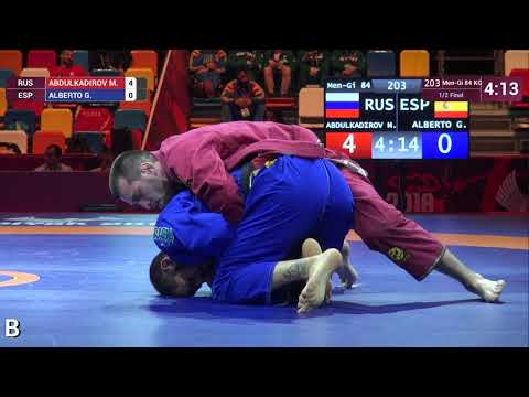 1/2 Men-Gi - 84 kg: M. ABDULKADIROV (RUS) v. G. ALBERTO (ESP)