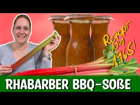 Geheimtipp von 1965: Die beste Rhabarber-Grillsauce aller Zeiten! 😋