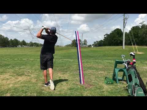 Titleist 909 D3 Golf Tracer at the range