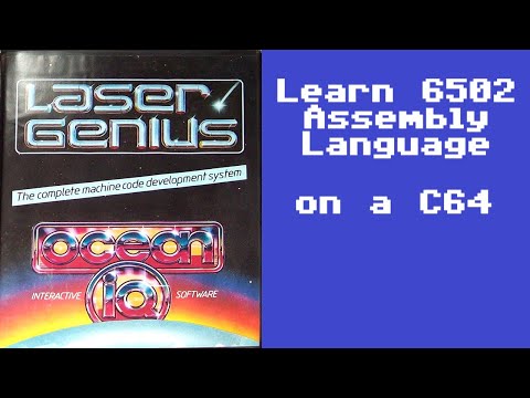 Learn 6502 Assembly Language with the Laser Genius Machine Code Development System on a C64.