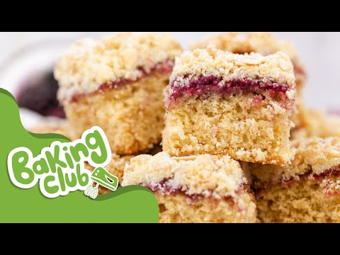 How to Make Blackberry Coconut Crumble Squares - Baked In's August 2021 Baking Club box