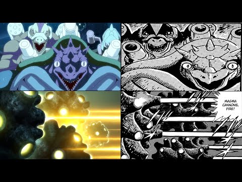 DINOSAUR EMPIRE VS ANDROMEDA COUNTRY [GETTER ARC MANGA VS ANIME]l 恐竜帝国vsアンドロメダ流国 (ゲッターロボアーク 漫画アニメ比較)